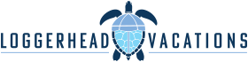 Loggerhead logo with turtle